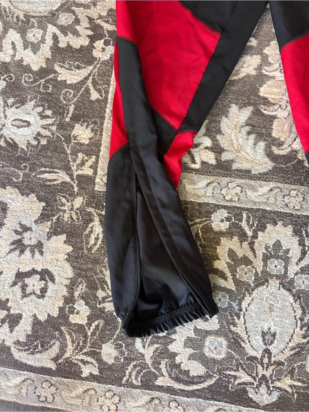 Jordan Black and Red Jumpman Paneled Track Pants